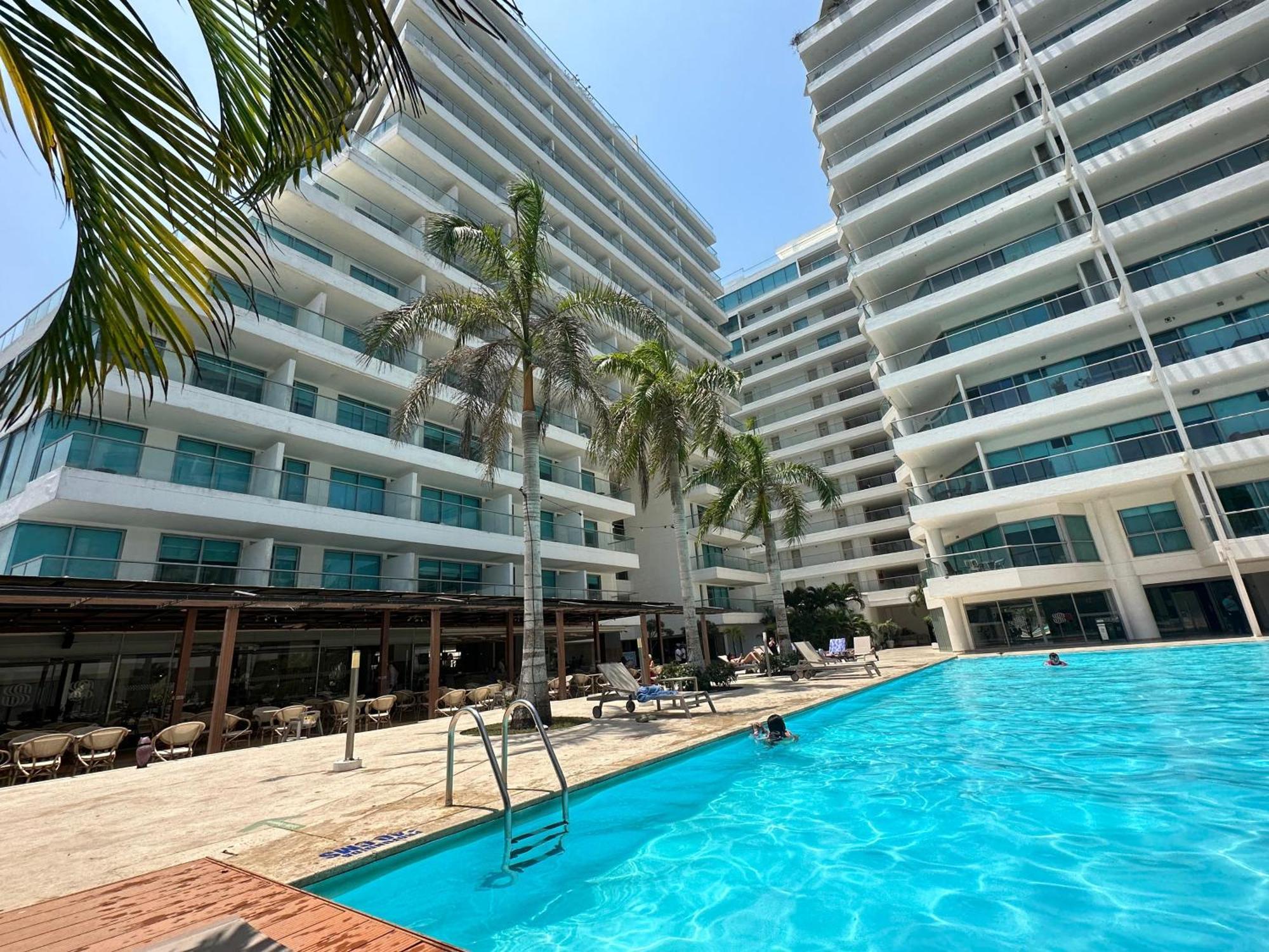 Playa Boquilla -condo Sonnesta Cartagena- Vista Hermosa A La Ciénaga Piso Alto